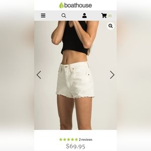 Levis 501 Original Short White